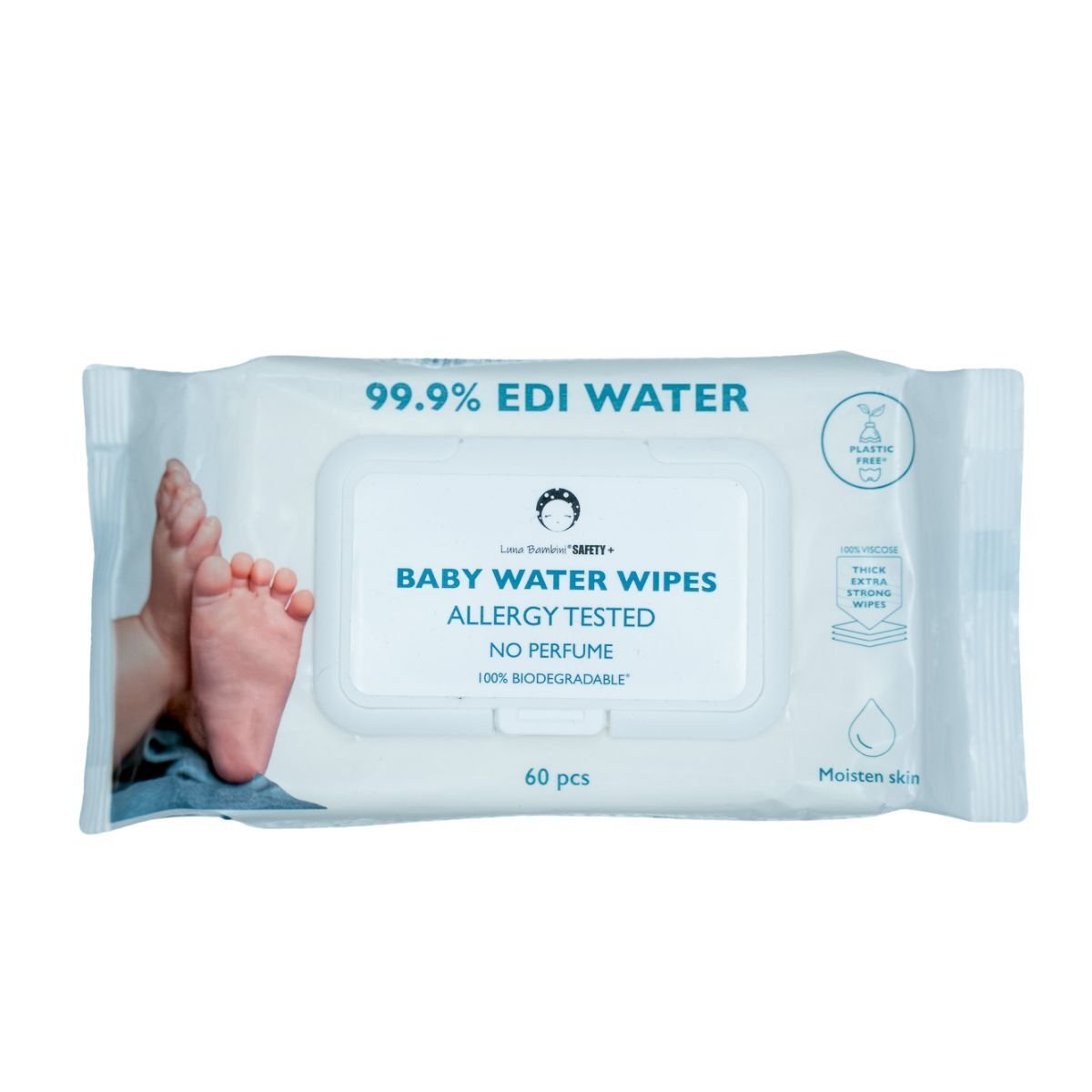 Luna Bambini Aqua Water Wipes 1-pack