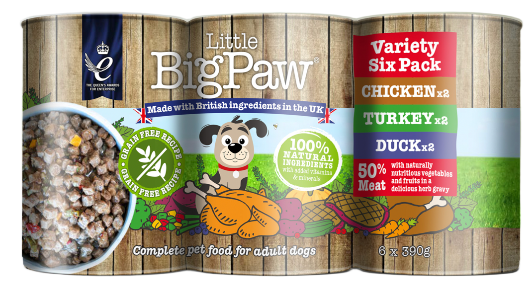 Little BigPaw Variety Six Pack 2340 g