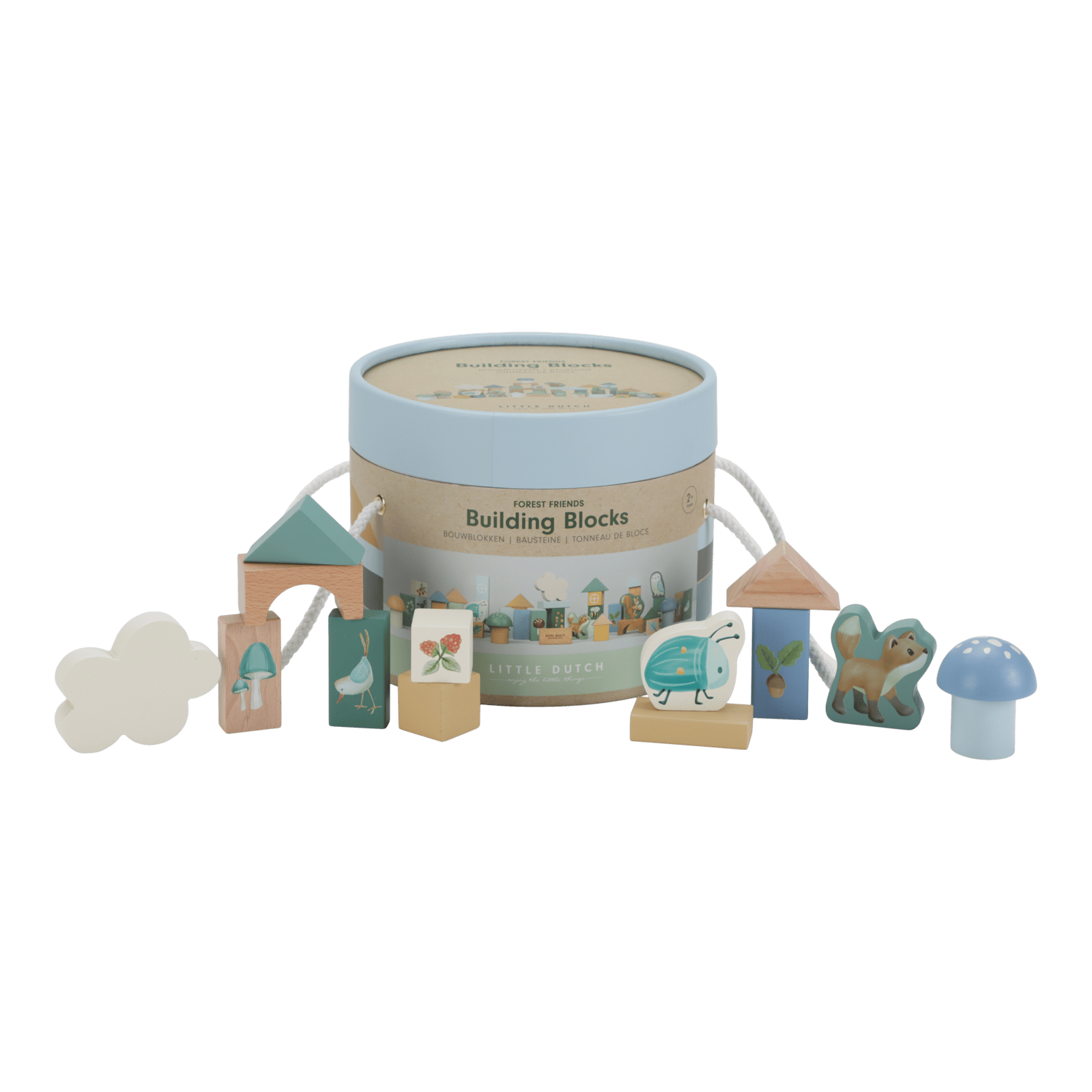 Little Dutch Byggeklossar i Trä Forest Friends