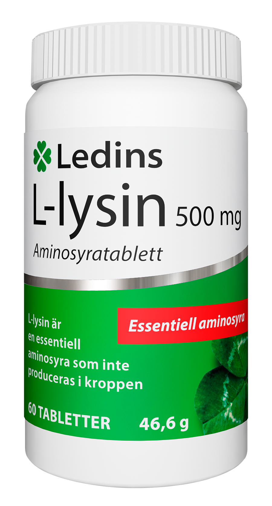 Ledins L-Lysin 500 mg 60 tabletter