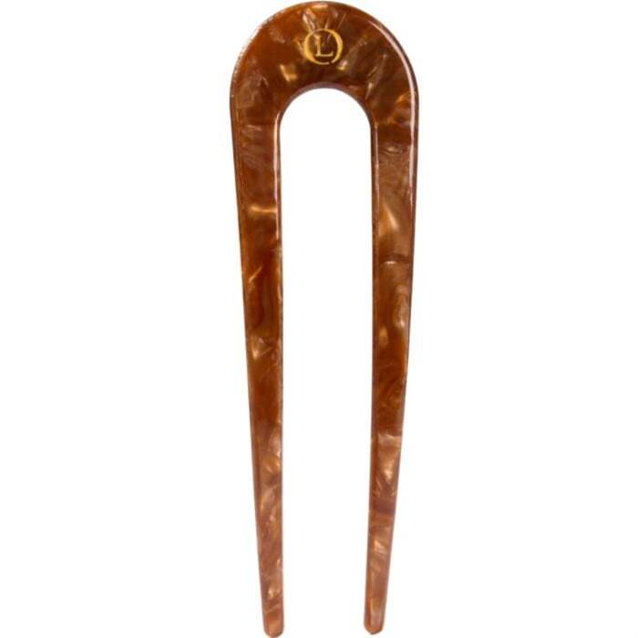 LEONITES Eco-friendly French Hair Pin Cocoa Brown