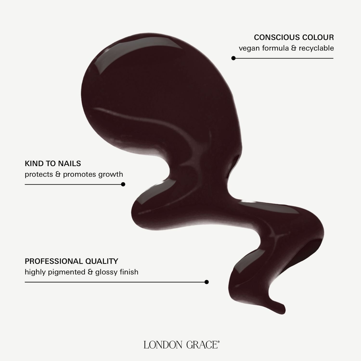 London Grace Teddy ml London Grace Protective Base Coat 12 ml
