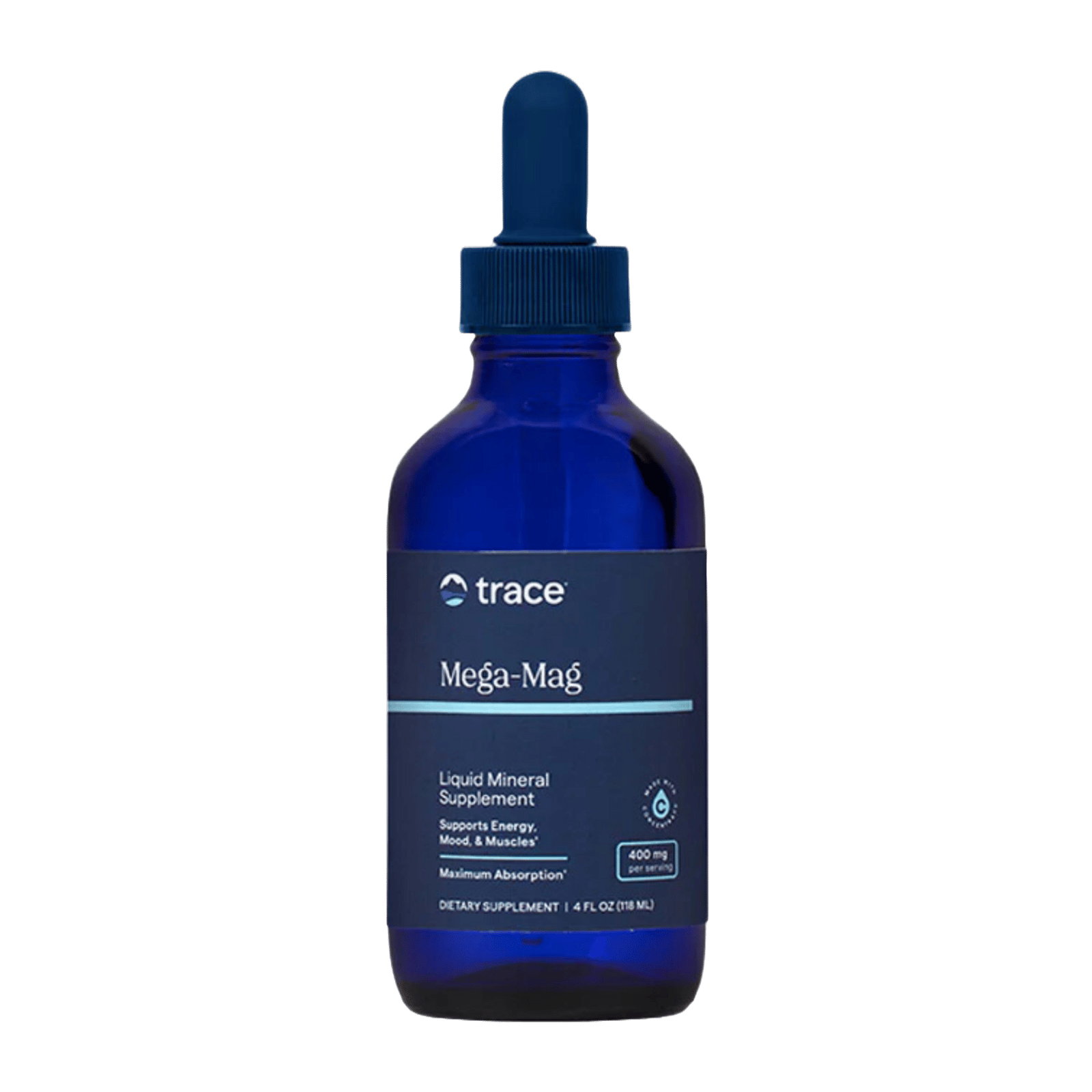 Trace Minerals Liquid Mega-Mag 400 mg 118 ml