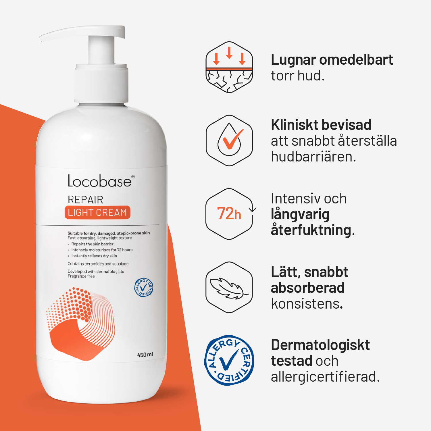 Locobase Repair Light Cream 450 ml