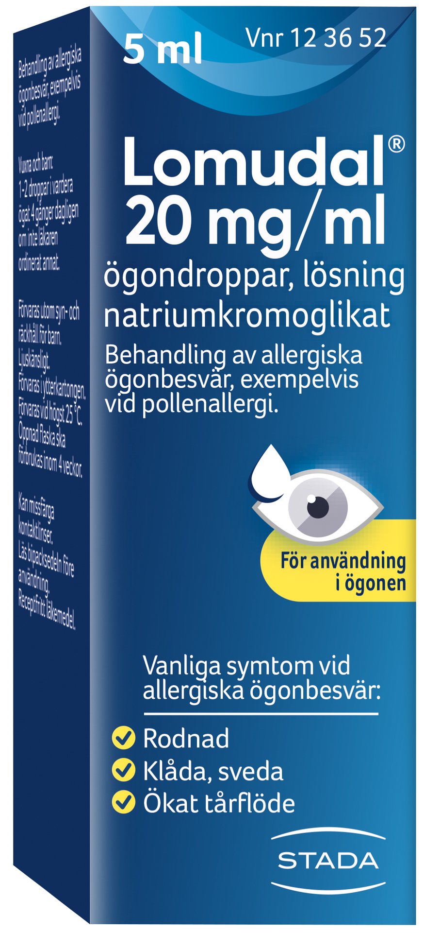 Lomudal Ögondroppar 5 ml