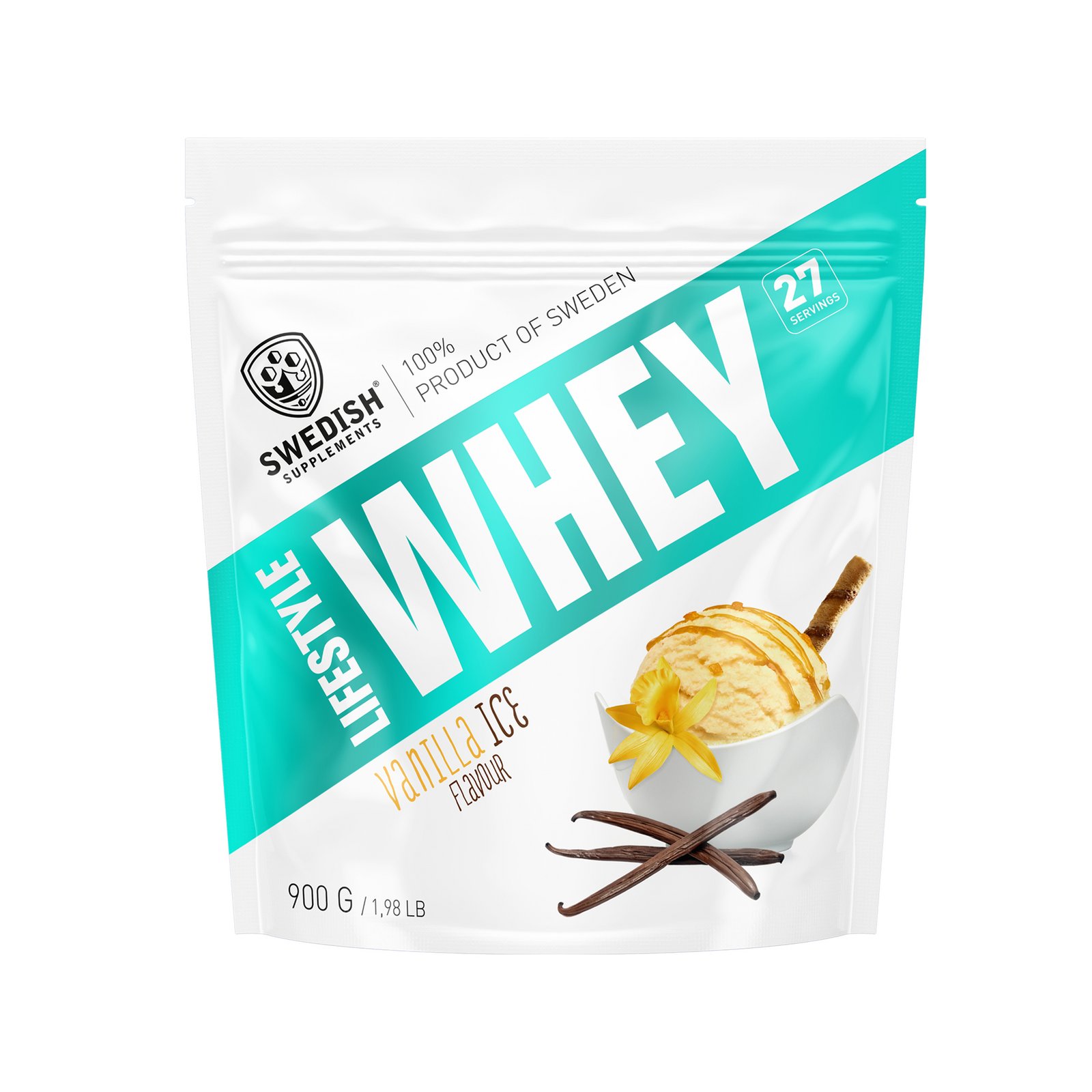 Swedish Supplements Lifestyle Whey Vanilla Ice 900 g