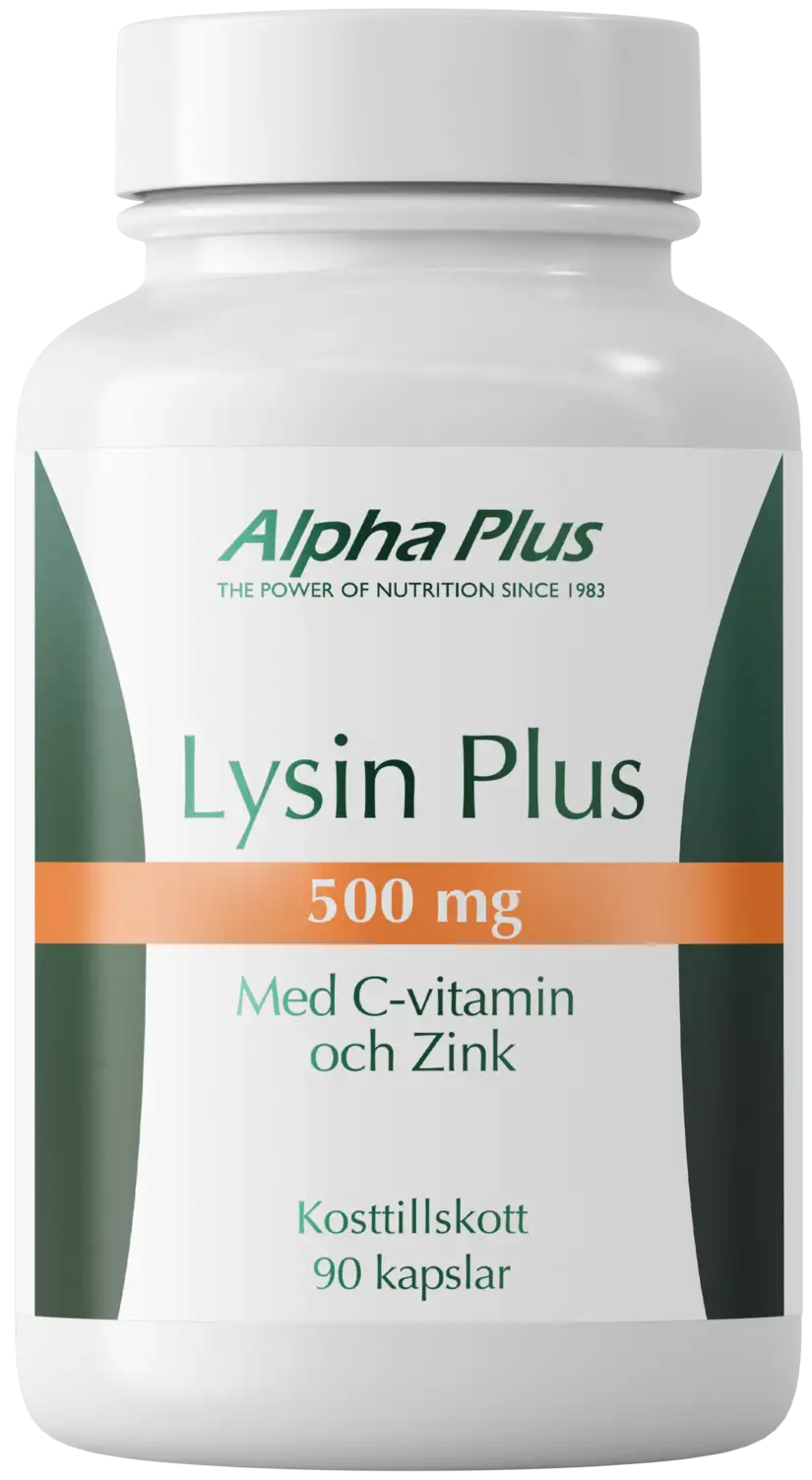 Alpha Plus Lysin Plus 500 mg 90 kapslar