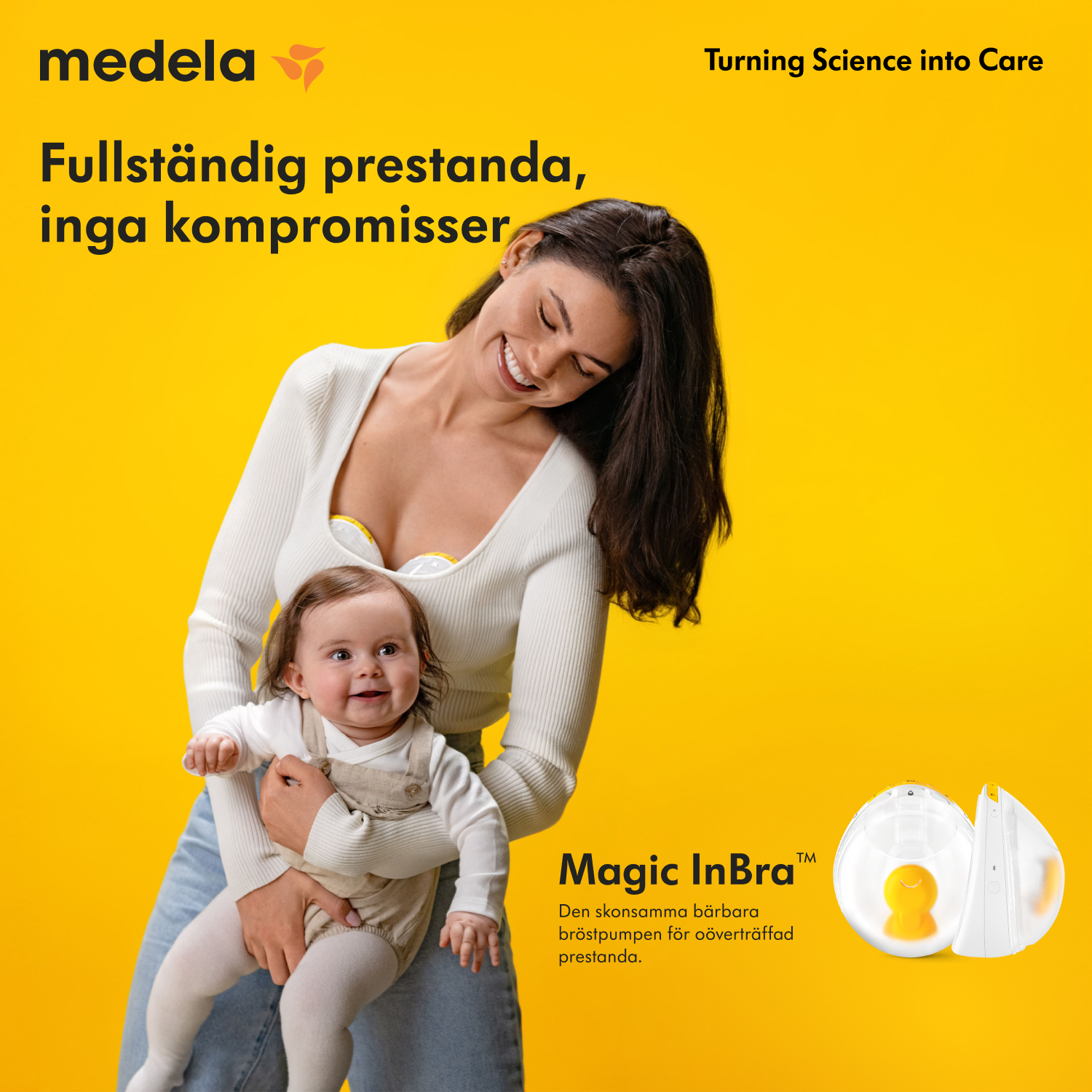 Medela Magic InBra bärbar bröstpump dubbel
