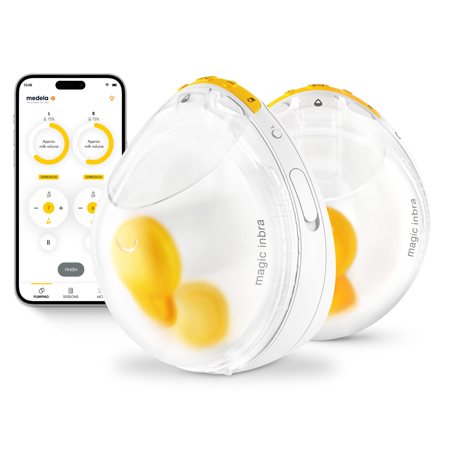 Medela Magic InBra bärbar bröstpump dubbel