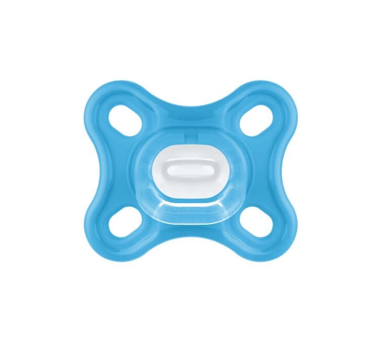 MAM Comfort Newborn Napp 0+ Månader Silikon Blå 1 st