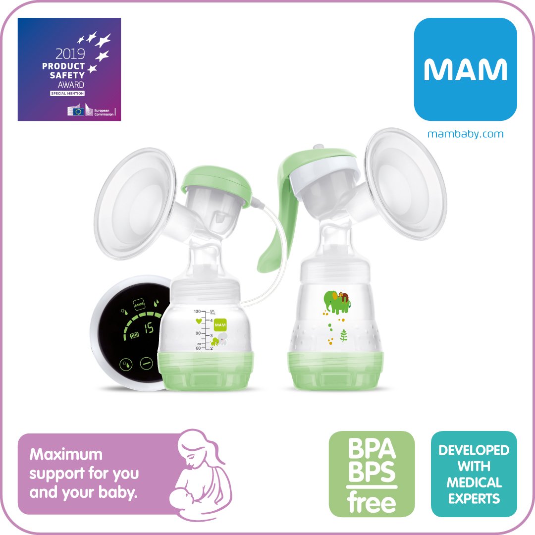 MAM 2in1 Elektrisk & Manuell Bröstpump 1 st