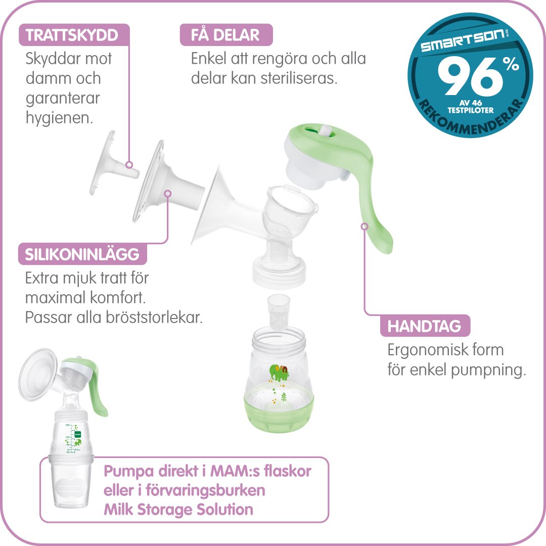 MAM 2in1 Elektrisk & Manuell Bröstpump 1 st
