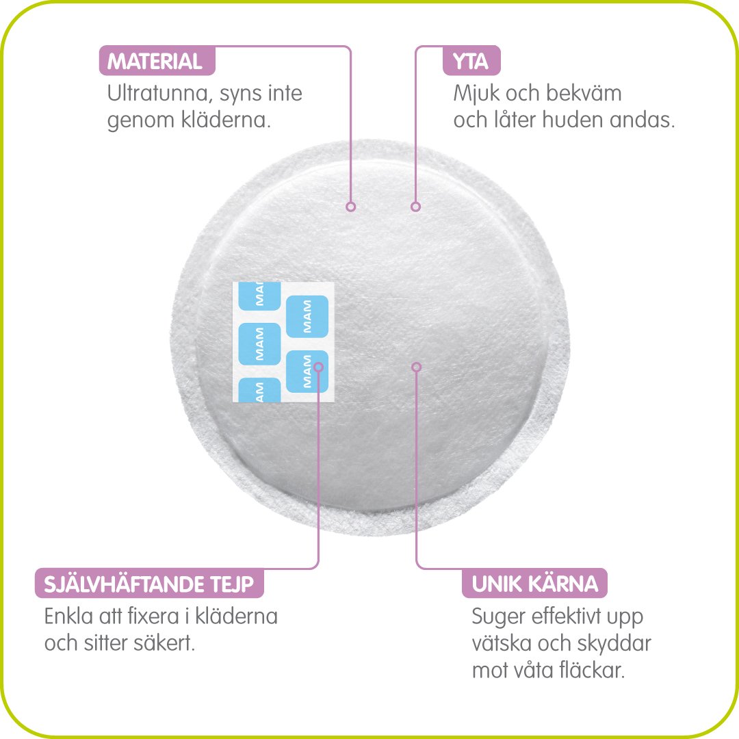MAM Breast Pads Amningskupor 30 st