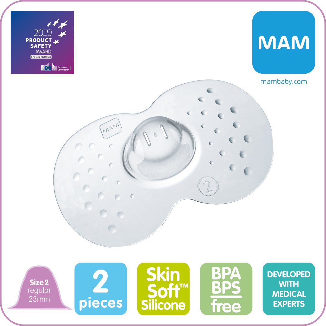 MAM Nipple Shields Amningsnappar Large 2 st