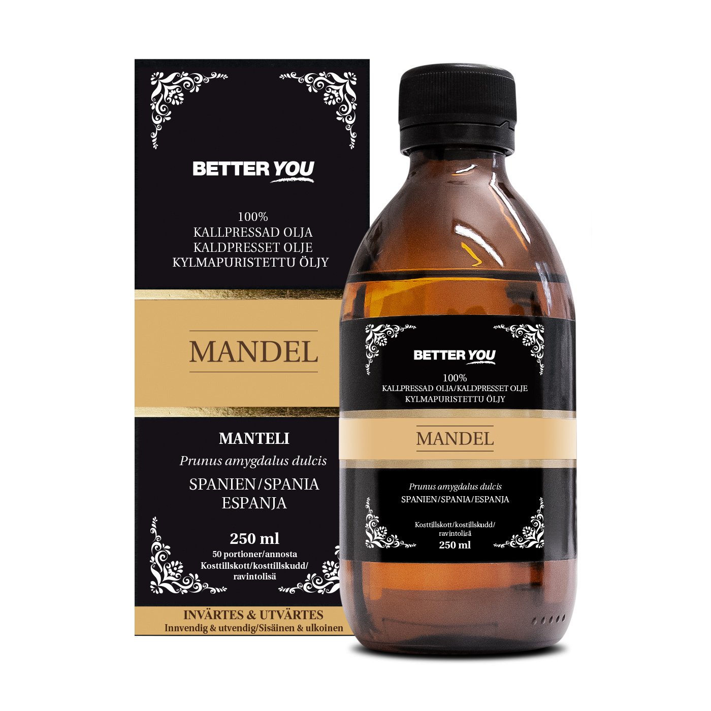 Better You Mandelolja Kallpressad 250 ml
