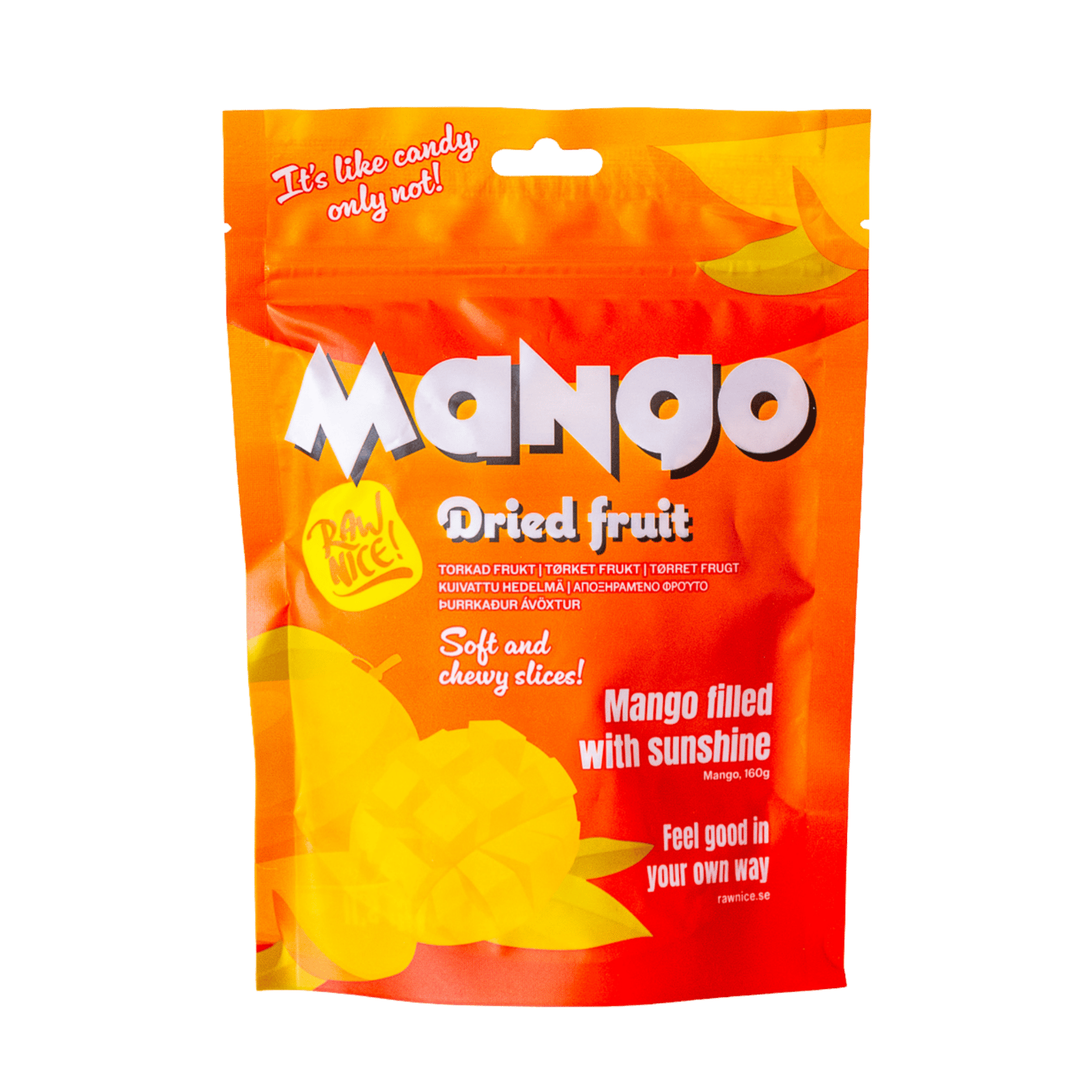 Rawnice Torkad Mango 160 g