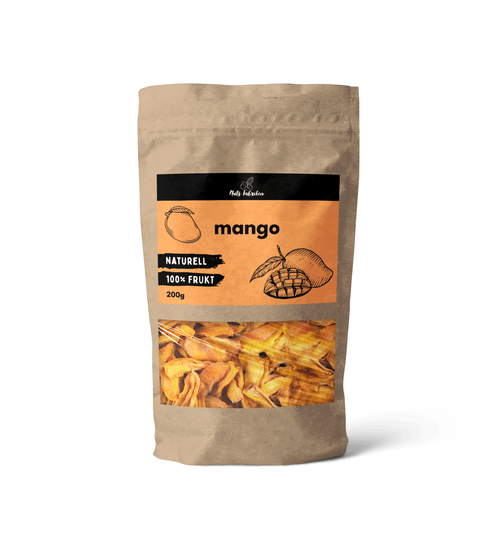 Nuts Fabriken Mango 200 g
