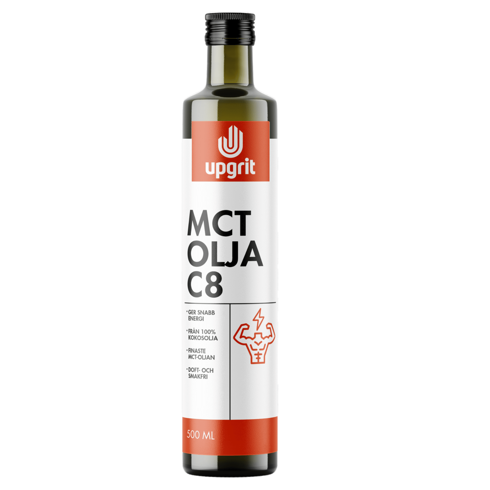 Upgrit C8 MCT-olja 500 ml