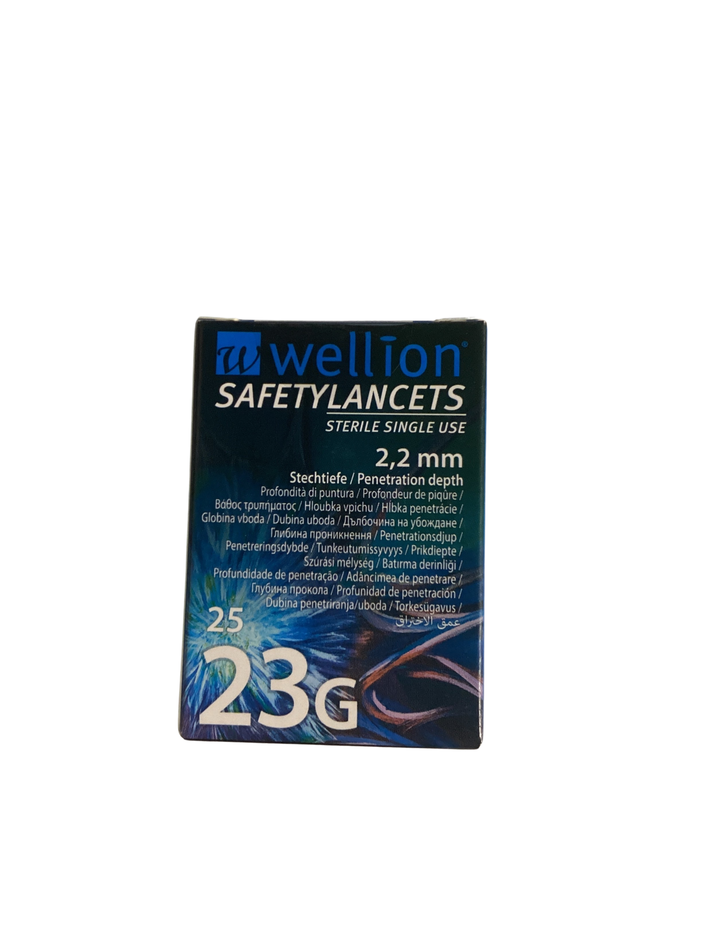 Wellion Säkerhetslancett 23g 25st