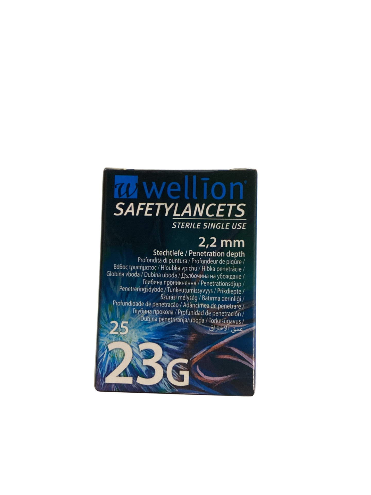 Wellion Säkerhetslancett 23g 25st