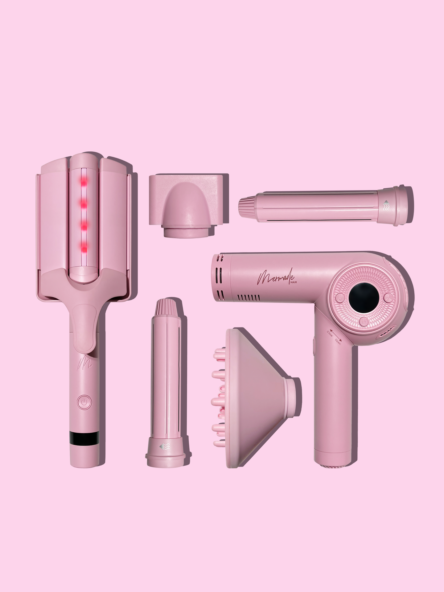 Mermade M Dryer Pink Mini Hårfön