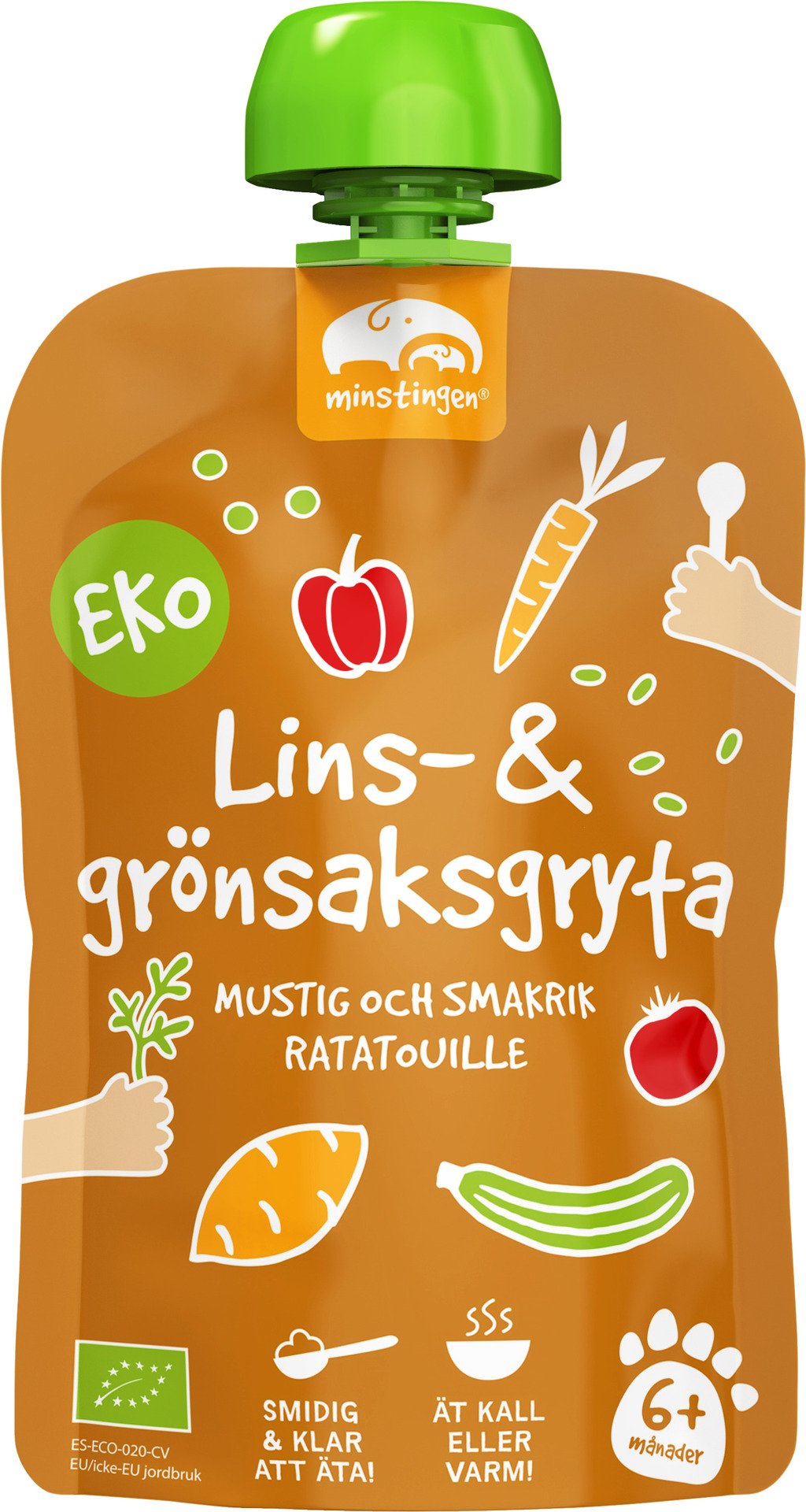 Minstingen Klämmis Lins & Grönsaksgryta 120 g