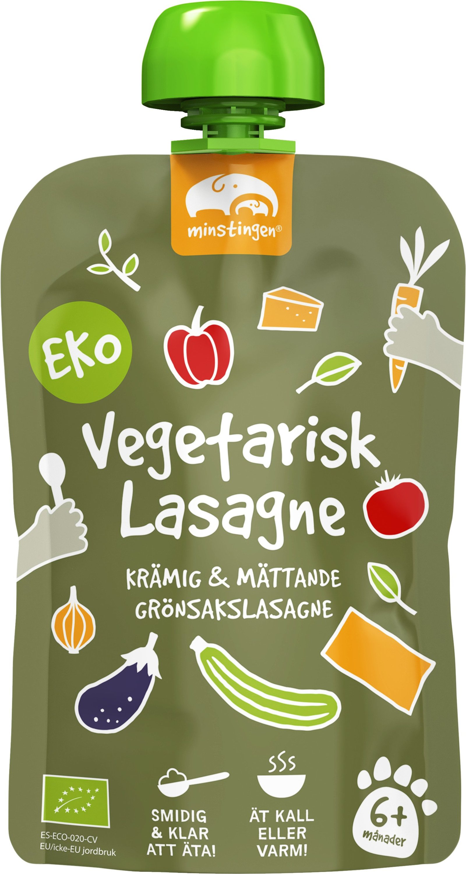 Minstingen Klämmis Vegetarisk Lasagne 120 g