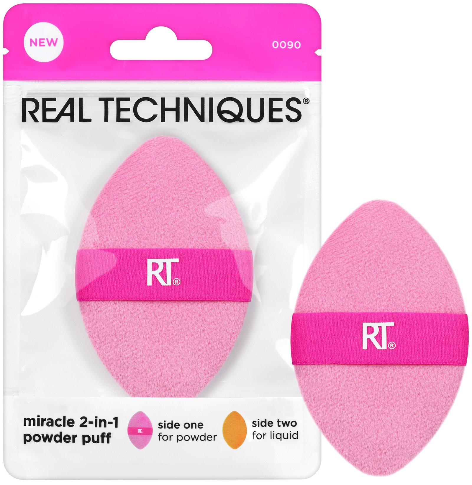 REAL TECHNIQUES 2 in 1 Miracle Powder Puff 1st
