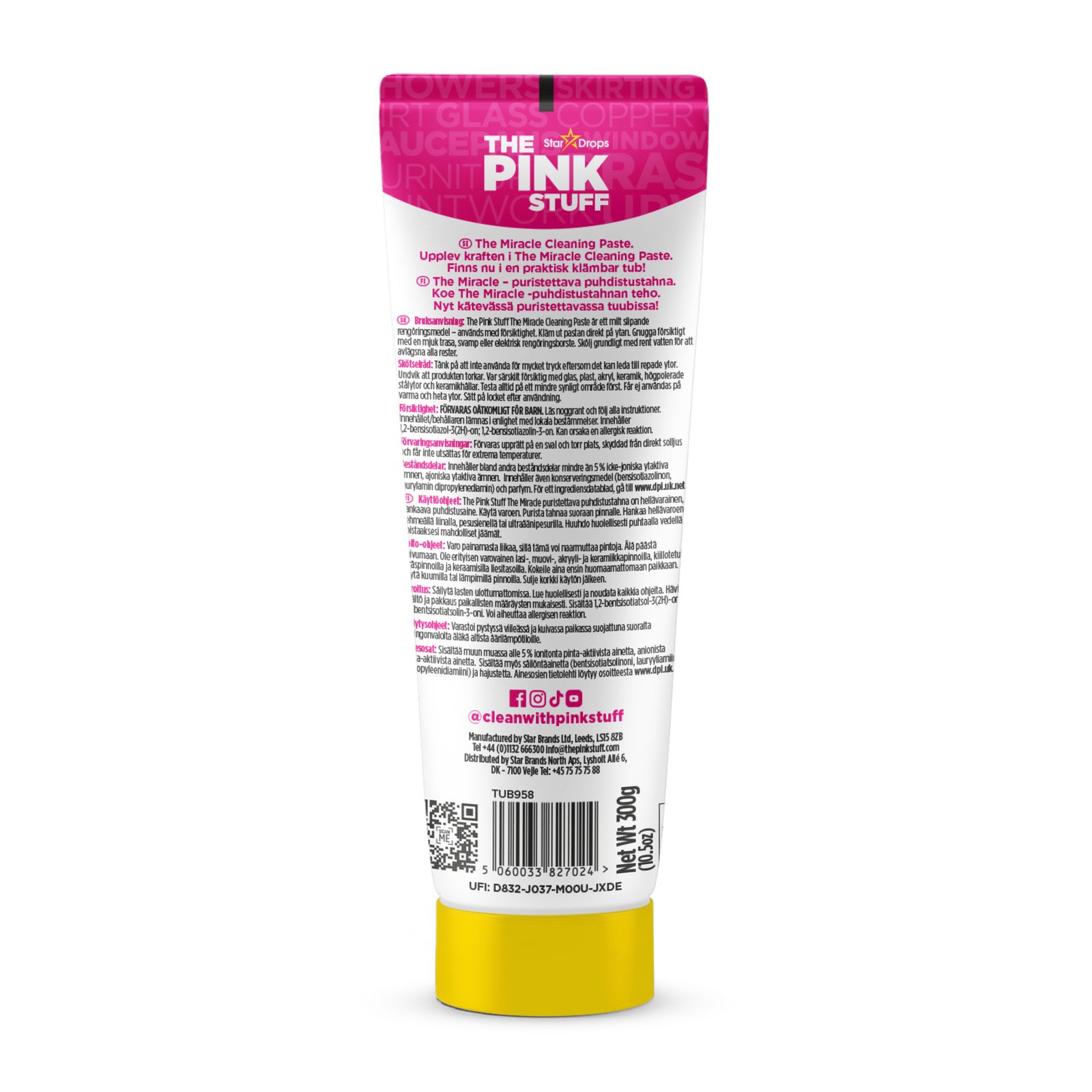 The Pink Stuff Squeezable Paste 300g