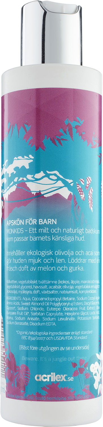 Monkids Naturliga Badskum Barn 200 ml