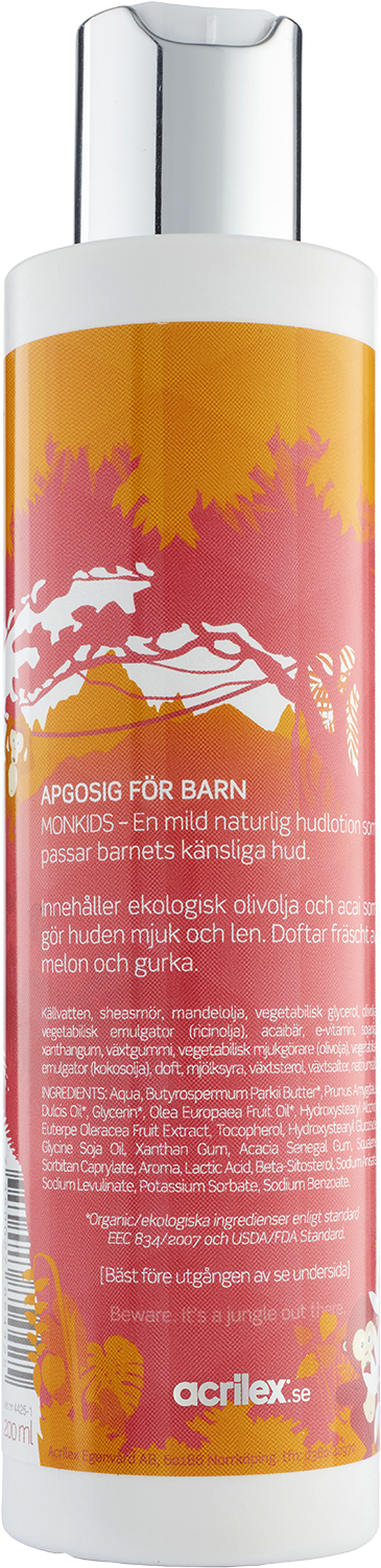 Monkids Naturliga Hudkräm Barn 200 ml