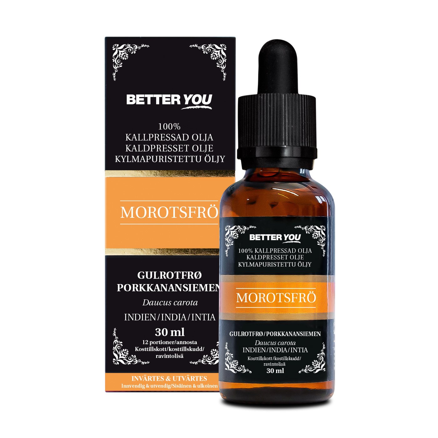 Better You Morotsfröolja Kallpressad 30 ml