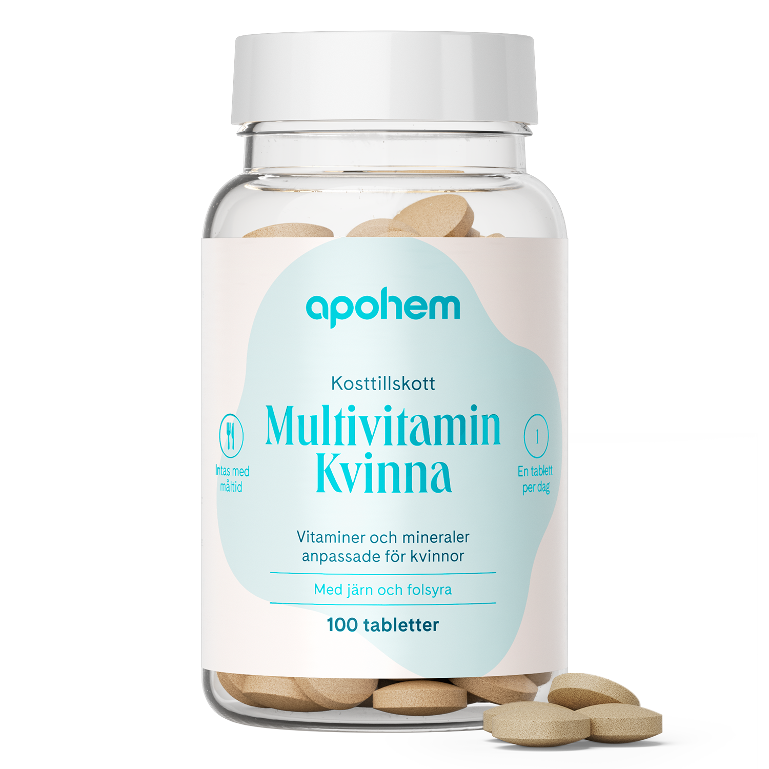 Apohem Multivitamin Kvinna 100 tabletter