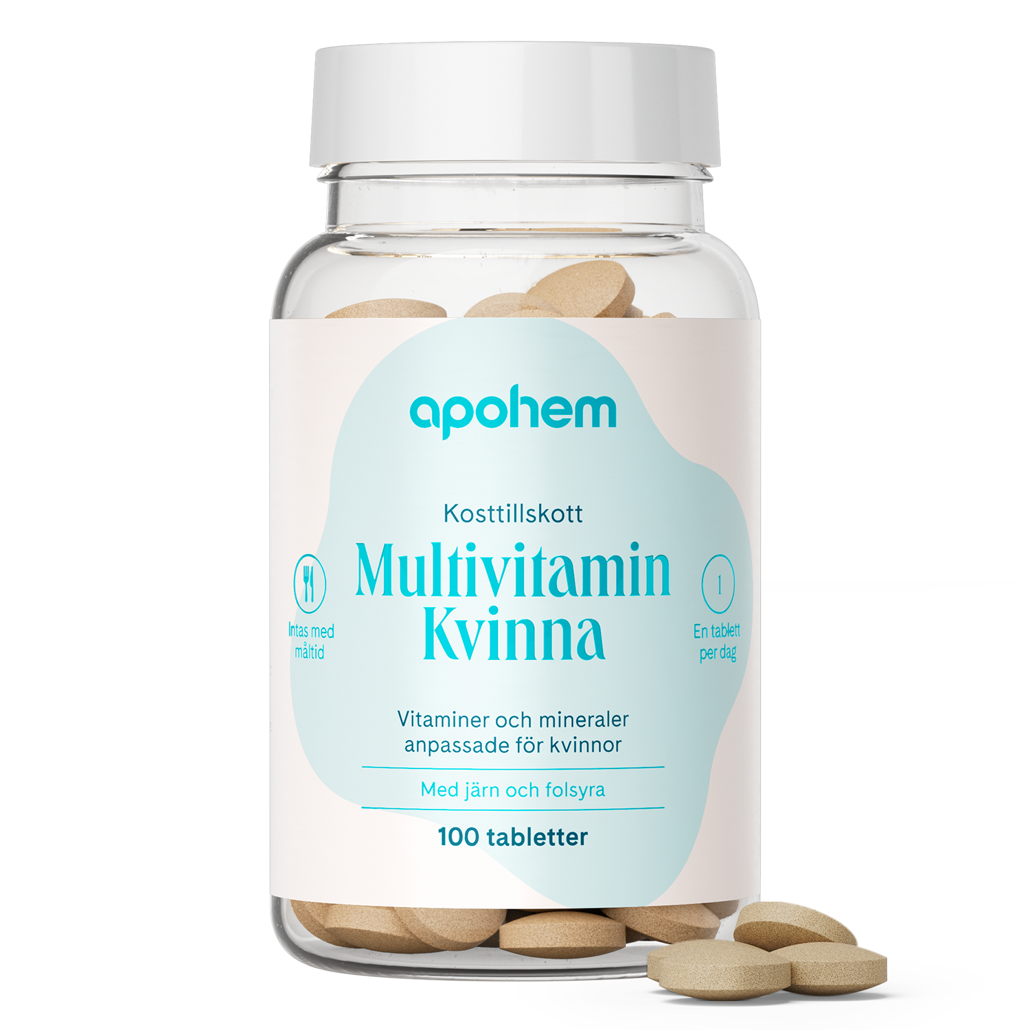 Apohem Multivitamin Kvinna 100 tabletter