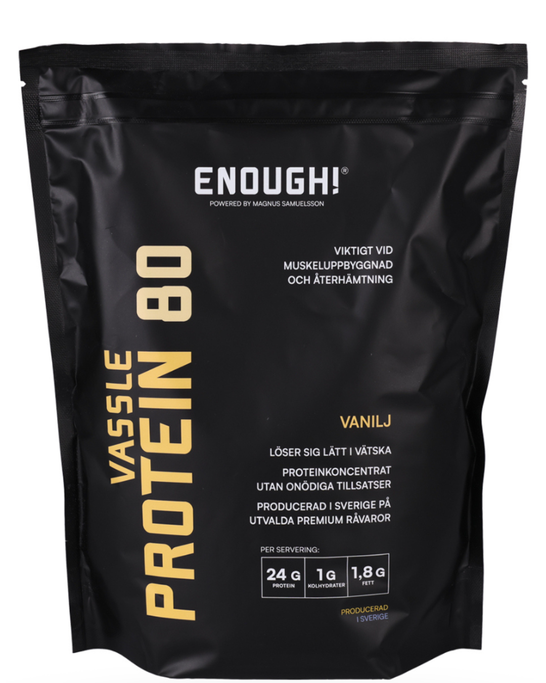 Enough Proteinkoncentrat Vanilj 1 kg