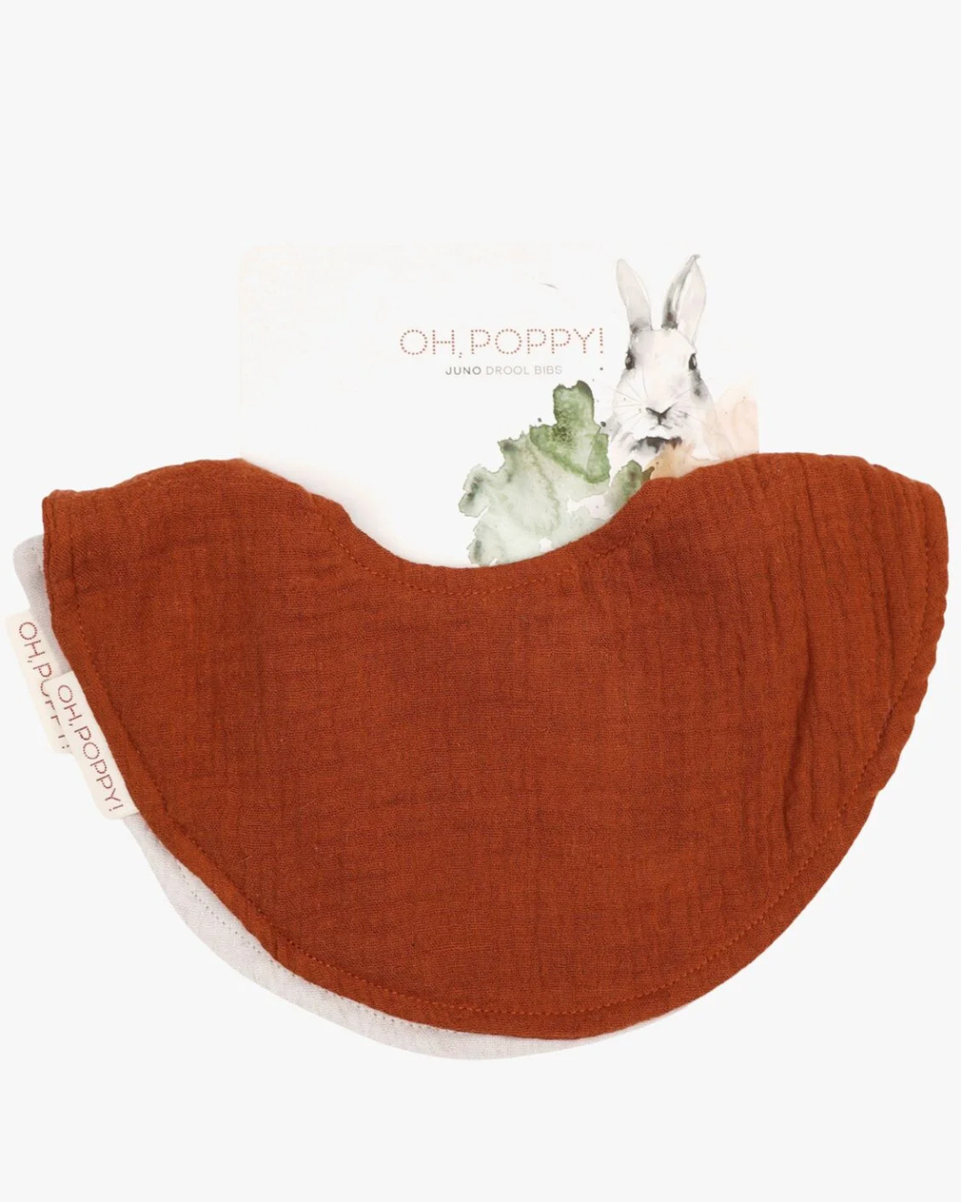 Oh, Poppy! Juno Dregglisar Warm Rust Linen Beige 2 st