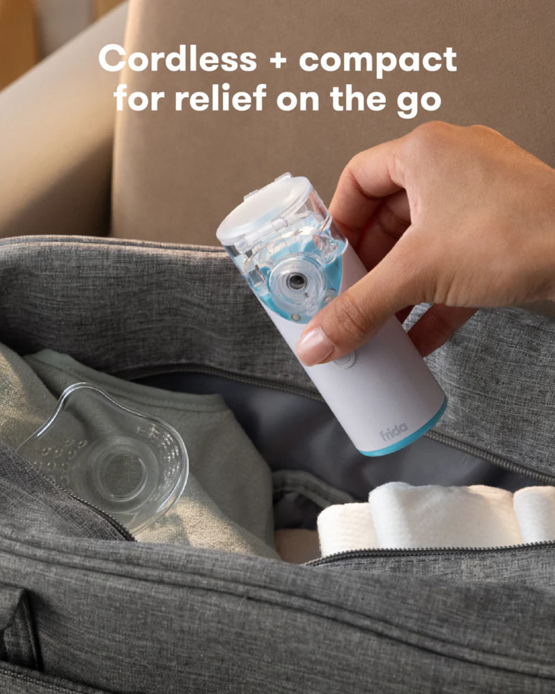 Frida Baby Ultratyst Bärbar Nebulisator 1+ månader