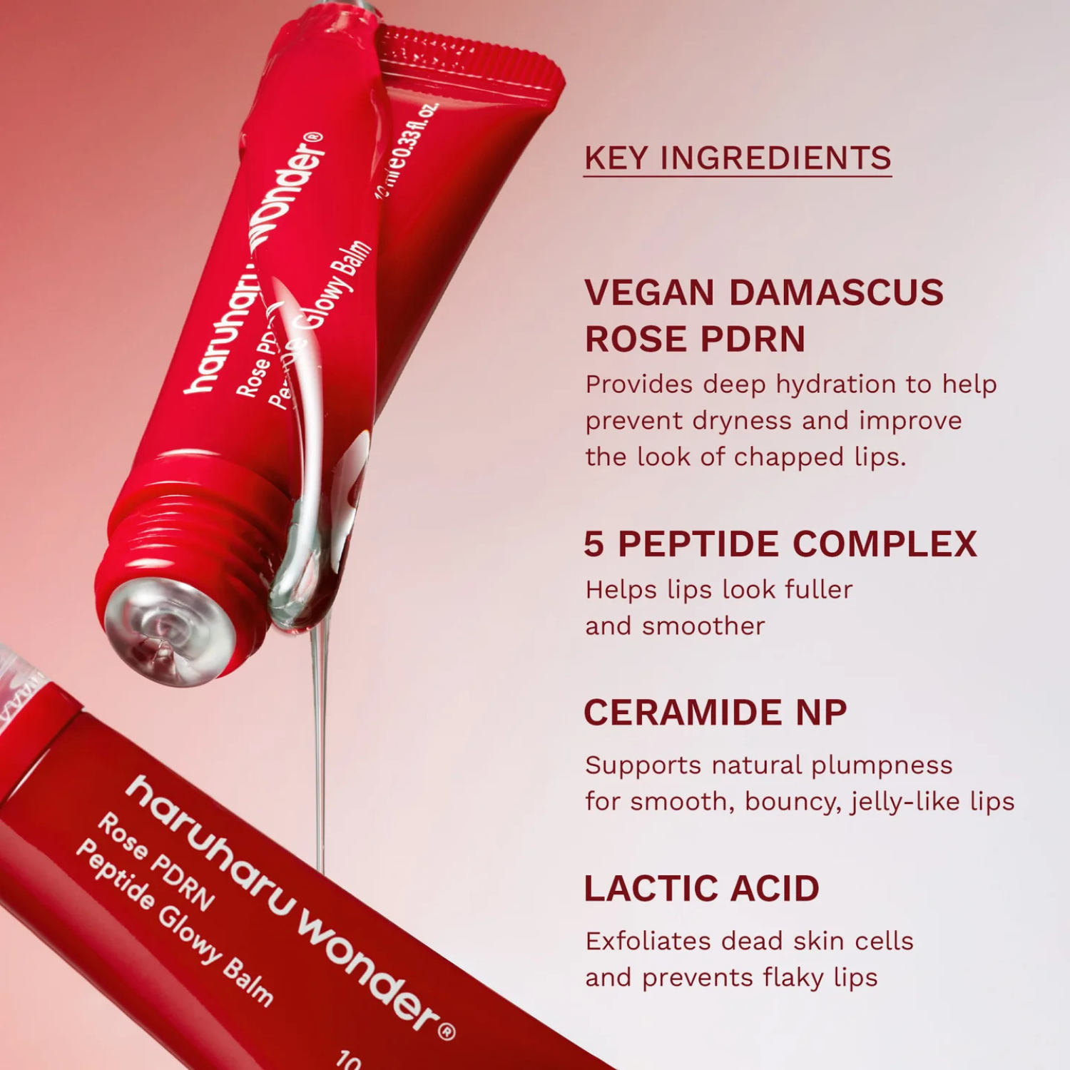 Haruharu Wonder Rose PDRN Peptide Glowy Balm 10 ml