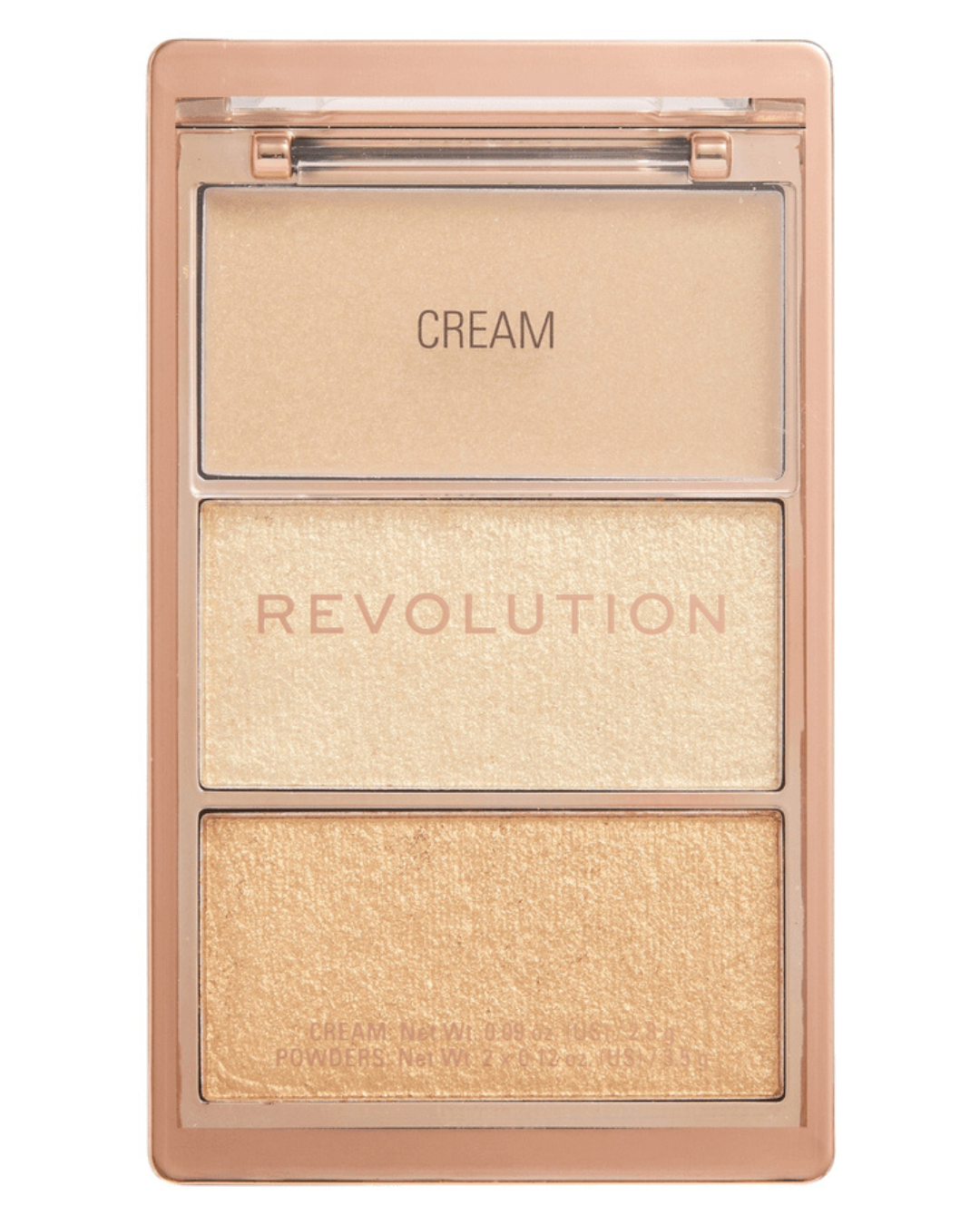 Revolution Highlight Icon Palette Rosy Gold Glow 7 g