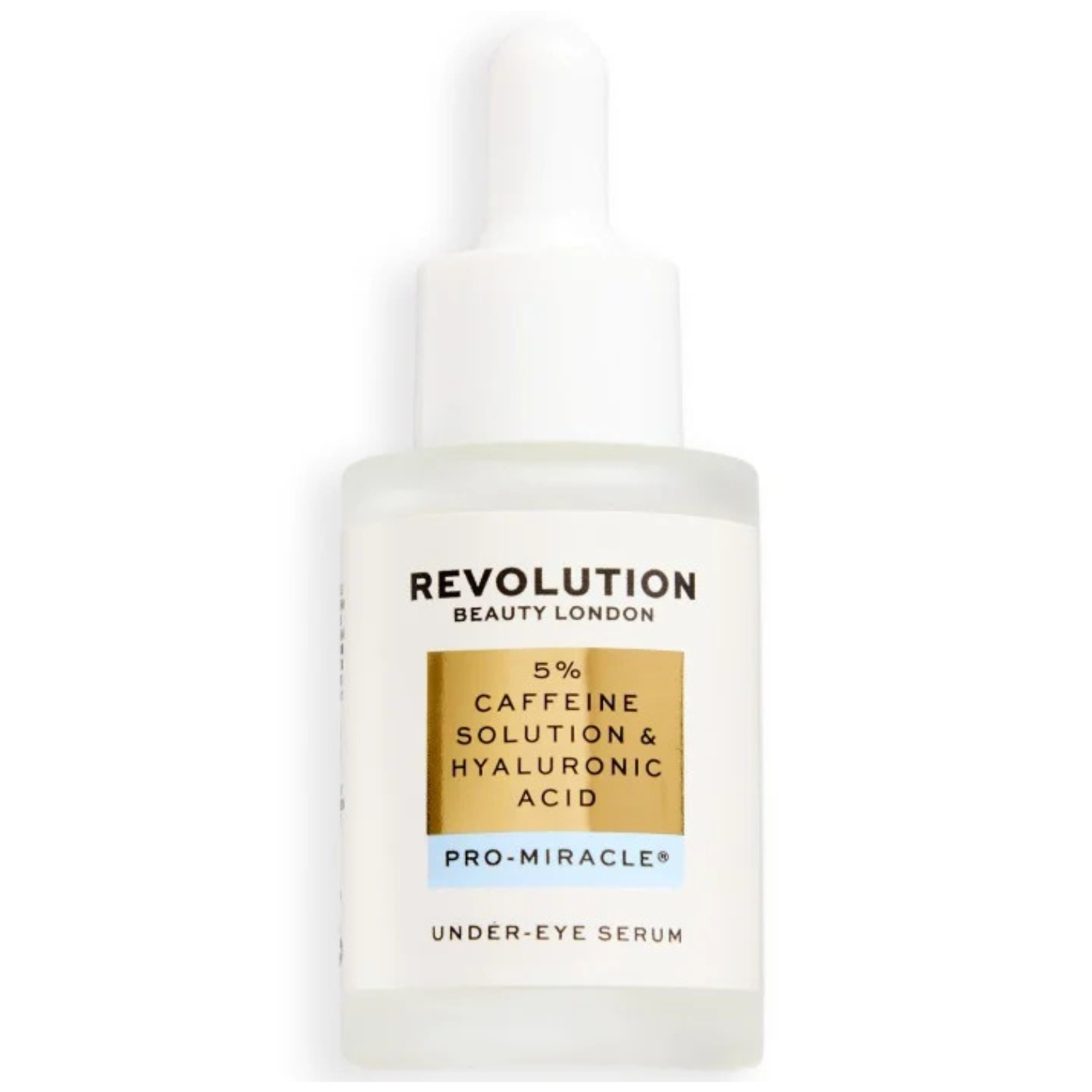 Revolution Pro Miracle 5% Caffeine Solution & Hyaluronic Acid Under Eye Serum 30ml