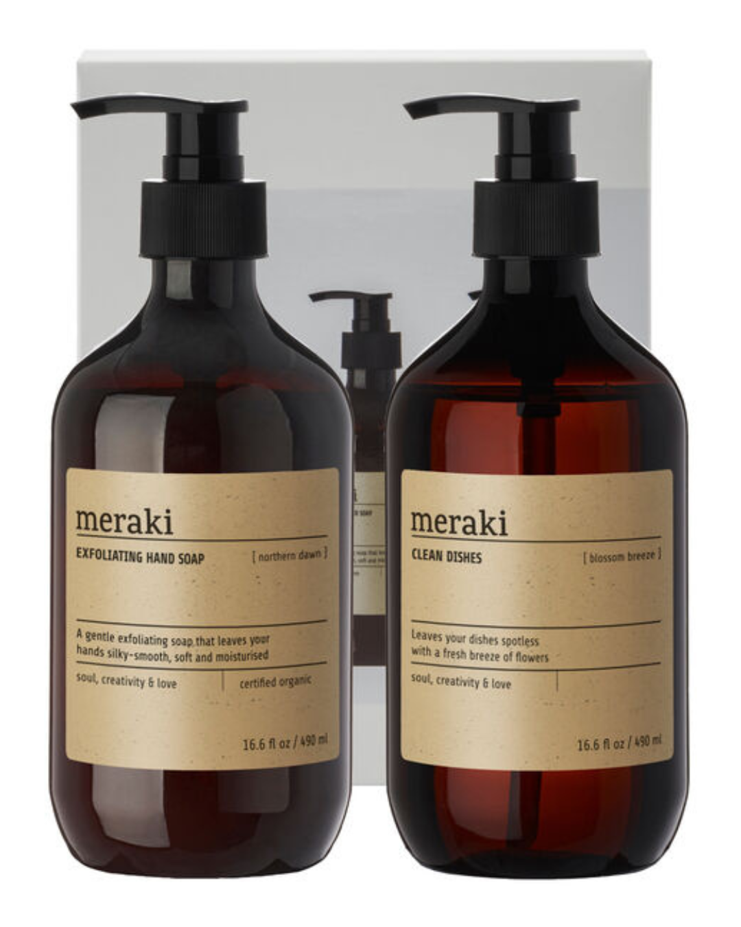 Meraki Presentask Exfoliating Hand Soap & Dish Wash 980 ml