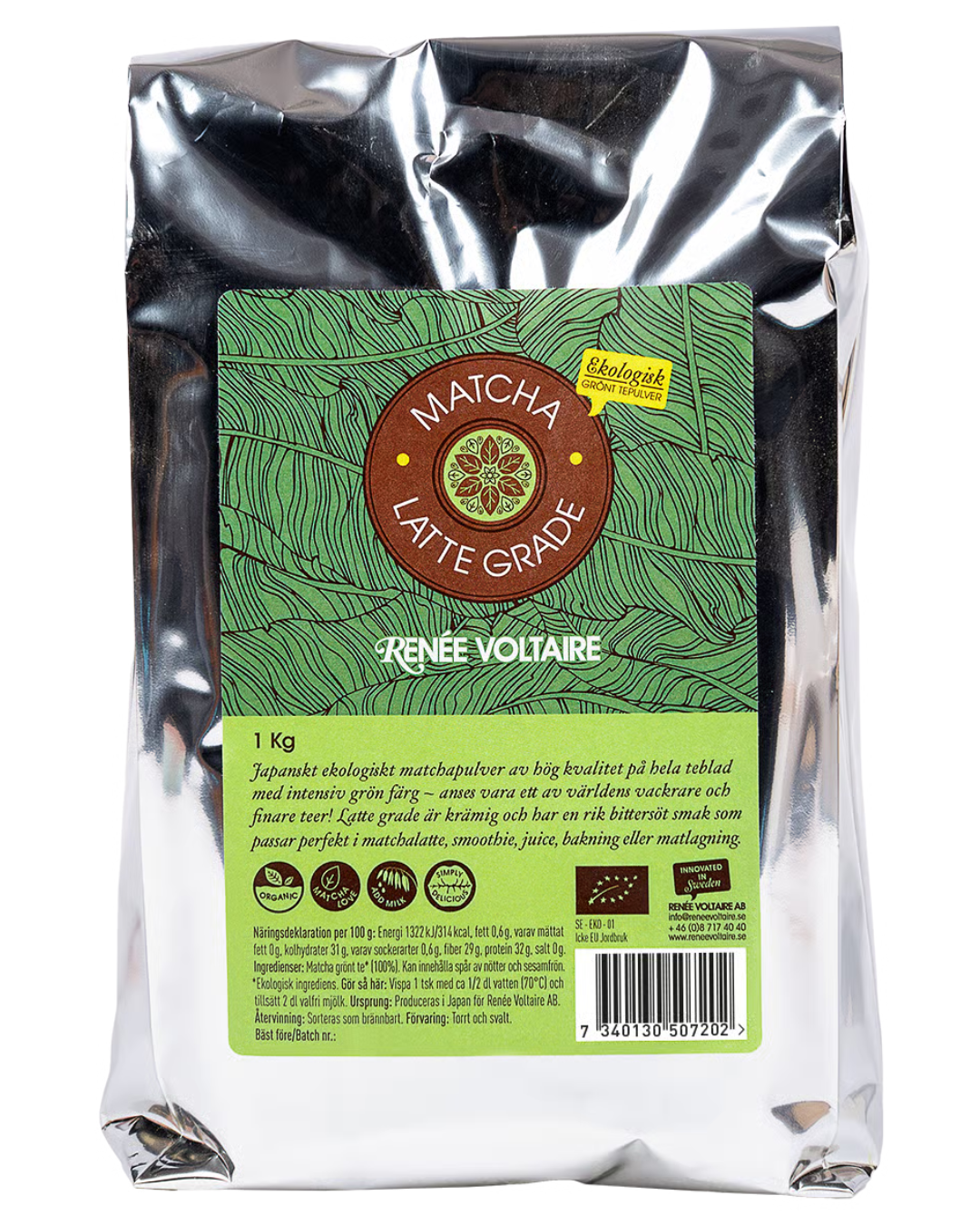 Renée Voltaire Matcha Latte Grade 1kg Refill EKO