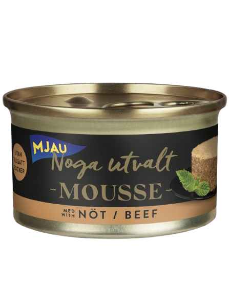 Mjau Noga Utvalt Mousse Nöt 85 g
