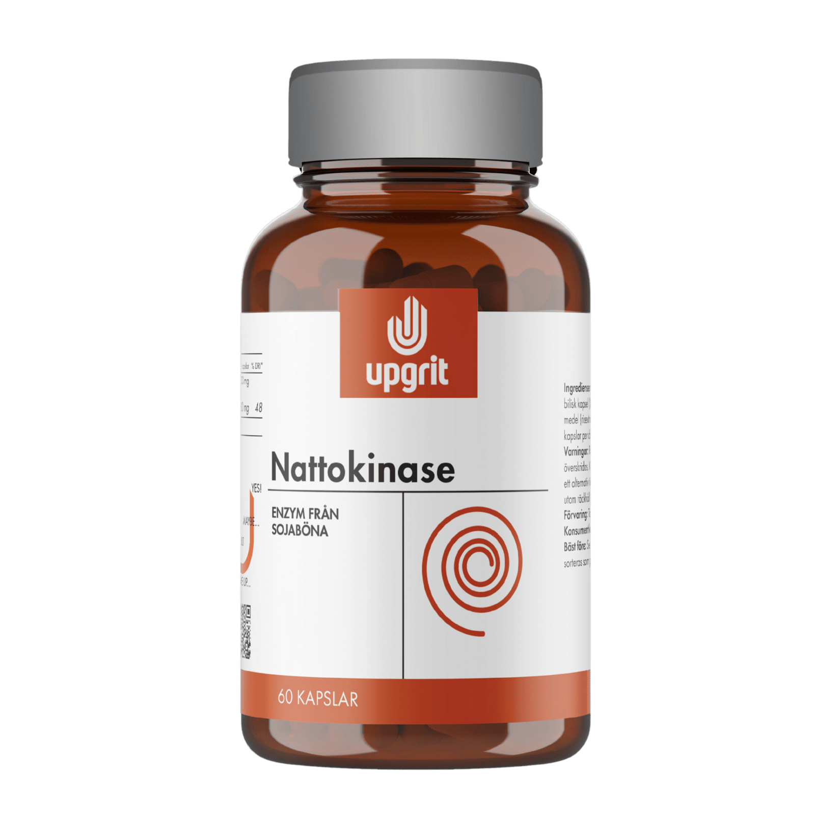 Upgrit Nattokinase 60 kapslar