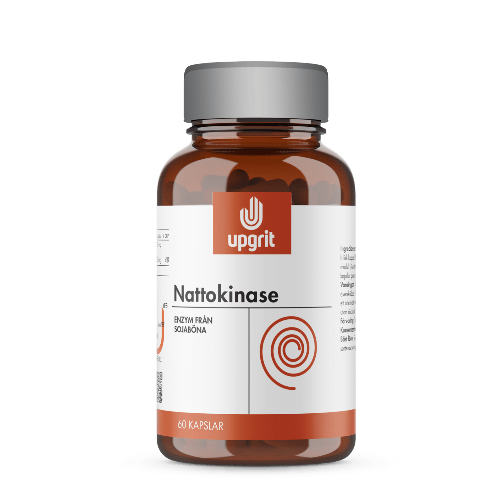 Upgrit Nattokinase 60 kapslar