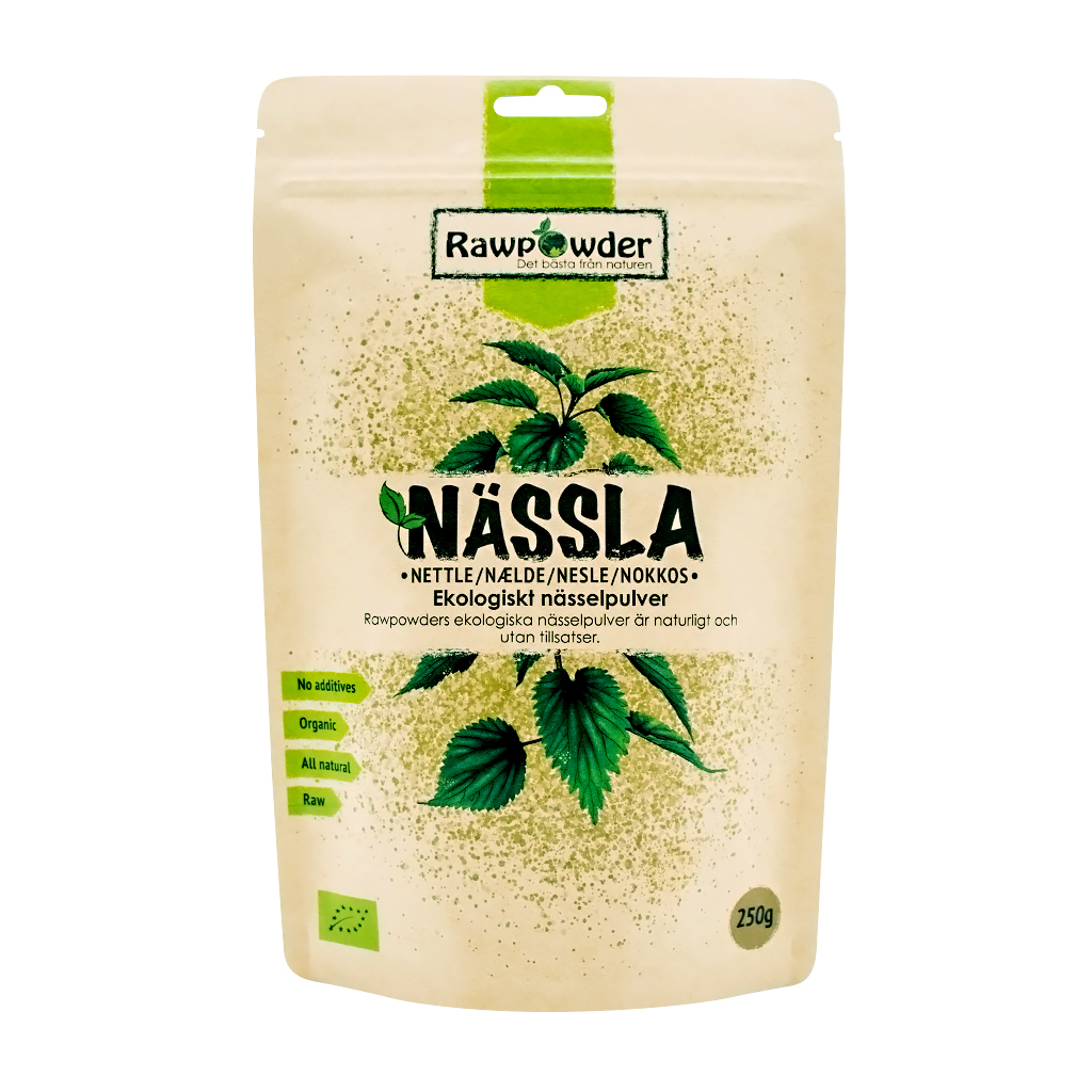 Rawpowder Nässelpulver 250 g EKO