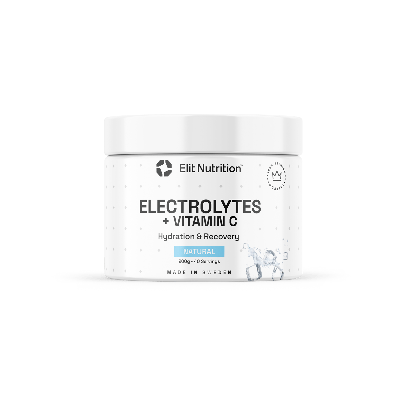 Elit Nutrition Electrolytes + Vitamin C 300 g - Natural