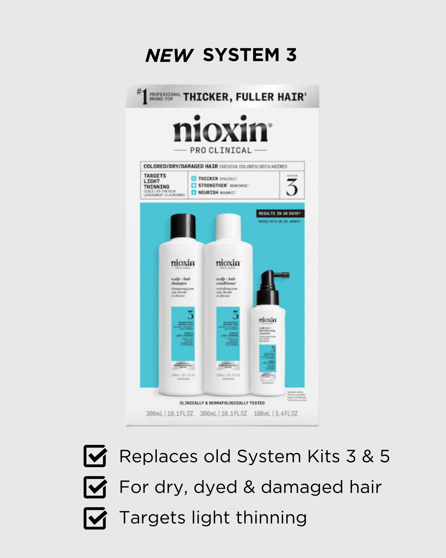 Nioxin System 3 Trial Kit