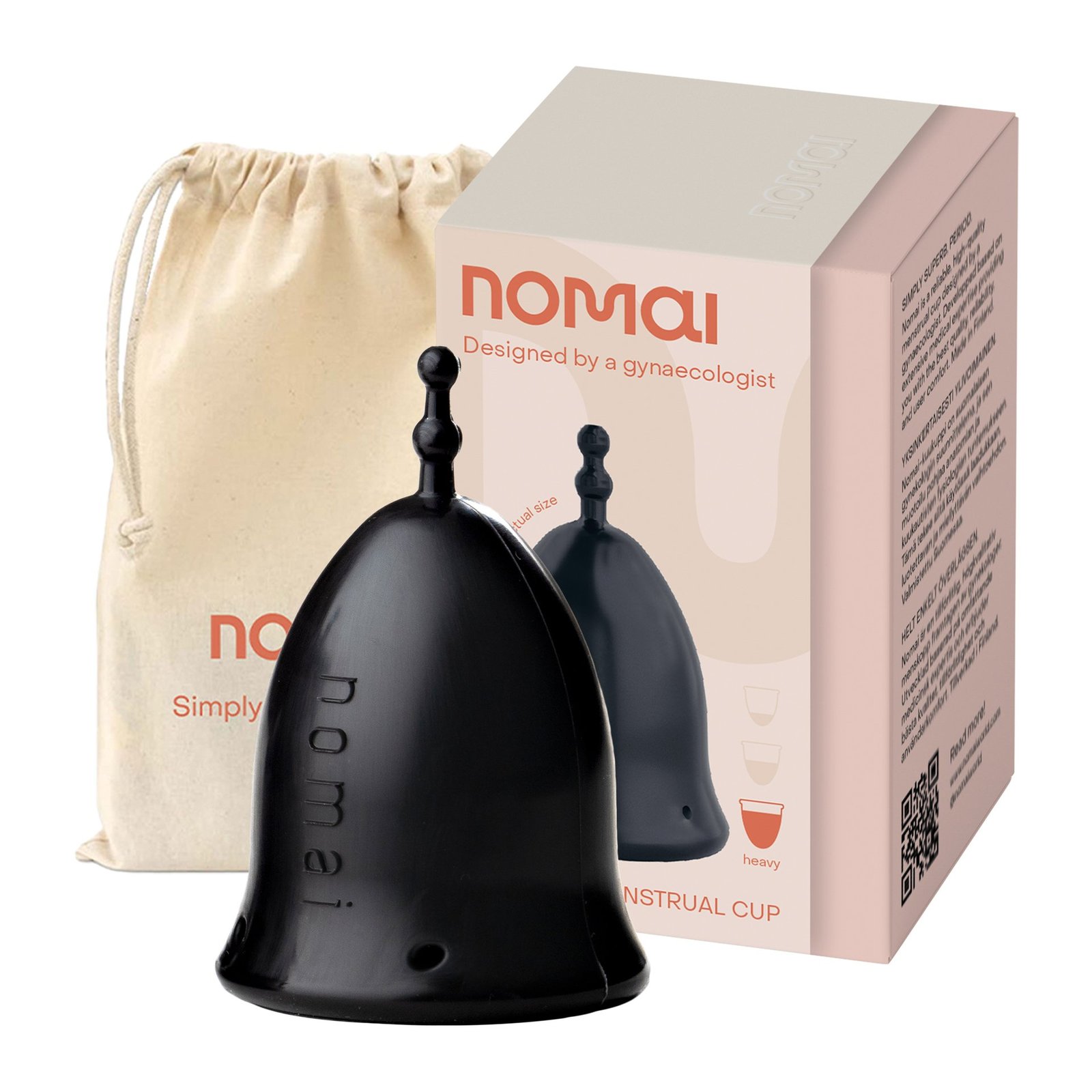 Nomai Menstrual Cup L Black 1 st