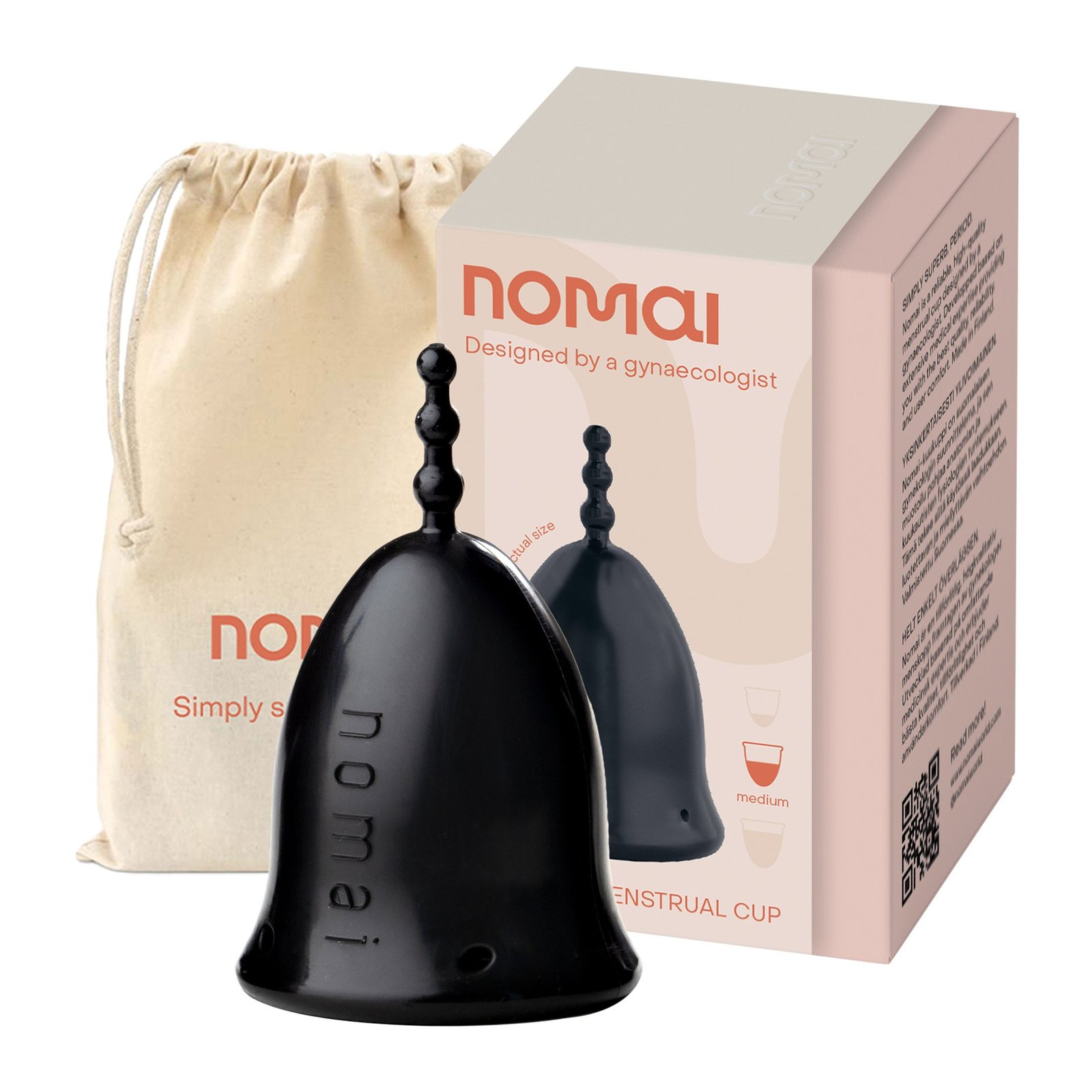Nomai Menstrual Cup M Black 1 st